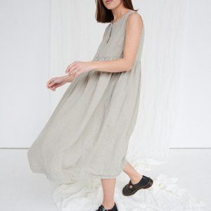 Linen Natural Grey Dress